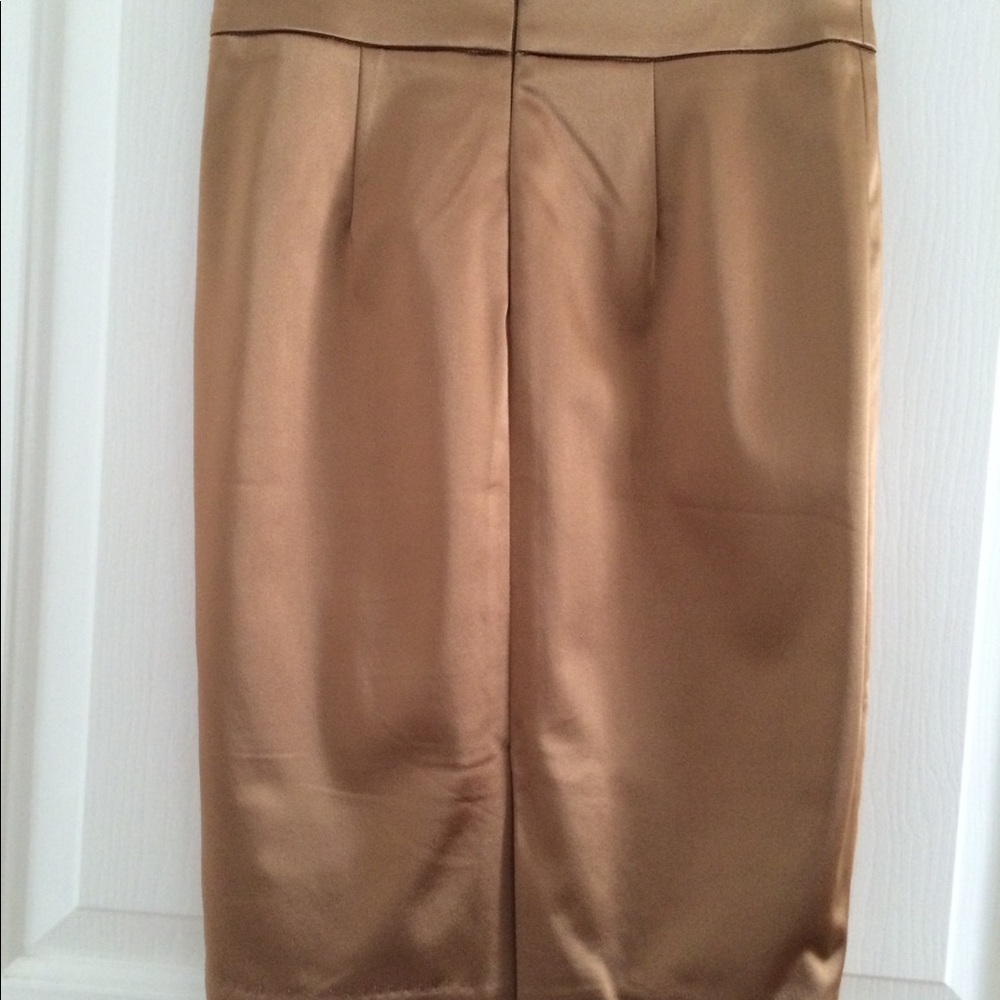 Bebe gold pencil skirt size 0 - Picture 9 of 15